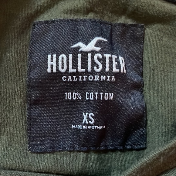 Olive Green Hollister Long Sleeve Shirt - Picture 4 of 4